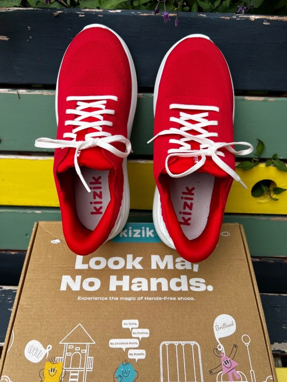 Kizik Anaheim Red 6Y Slip-on Shoes
